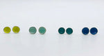 Load image into Gallery viewer, Enamel cup earrings in Spring Colors

